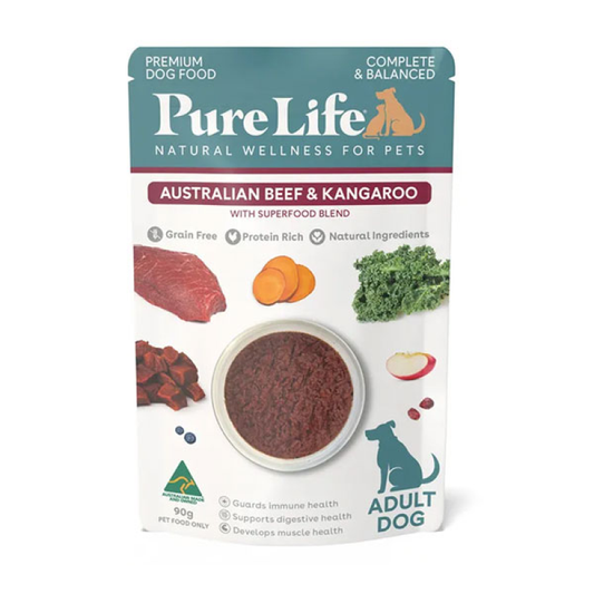 Pure Life Beef & Kangaroo Pate for Adult Dogs