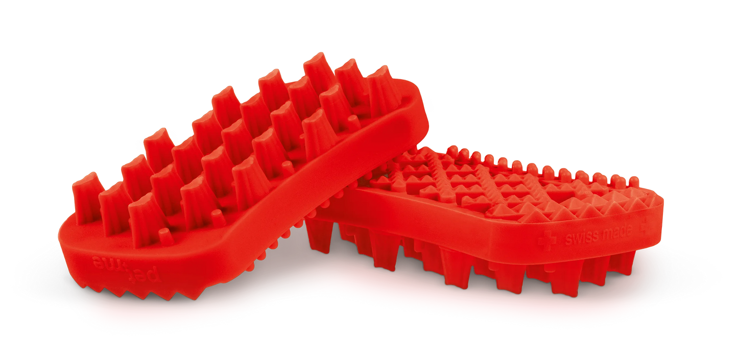 Pet + Me Red Silicon Brush Firm