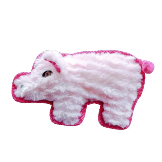 Ruff Play Plush Pig Dog Toy Small
