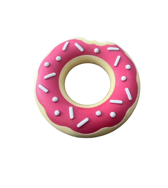 Ruff Play Squeaky Donut Dog Toy
