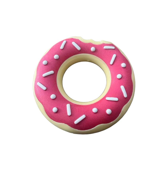 Ruff Play Squeaky Donut Dog Toy