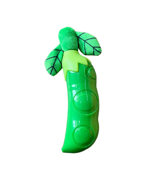 Ruff Play Squeaky Pea Dog Toy