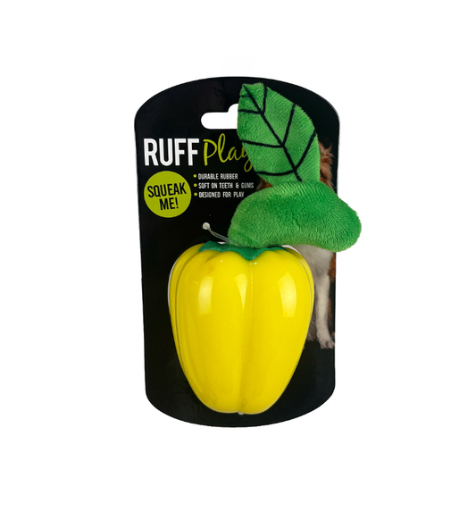 Ruff Play Squeaky Pepper Dog Toy