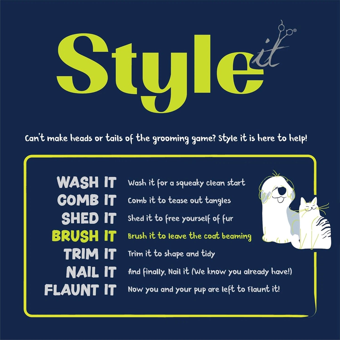 Style It Grooming Glove Deluxe