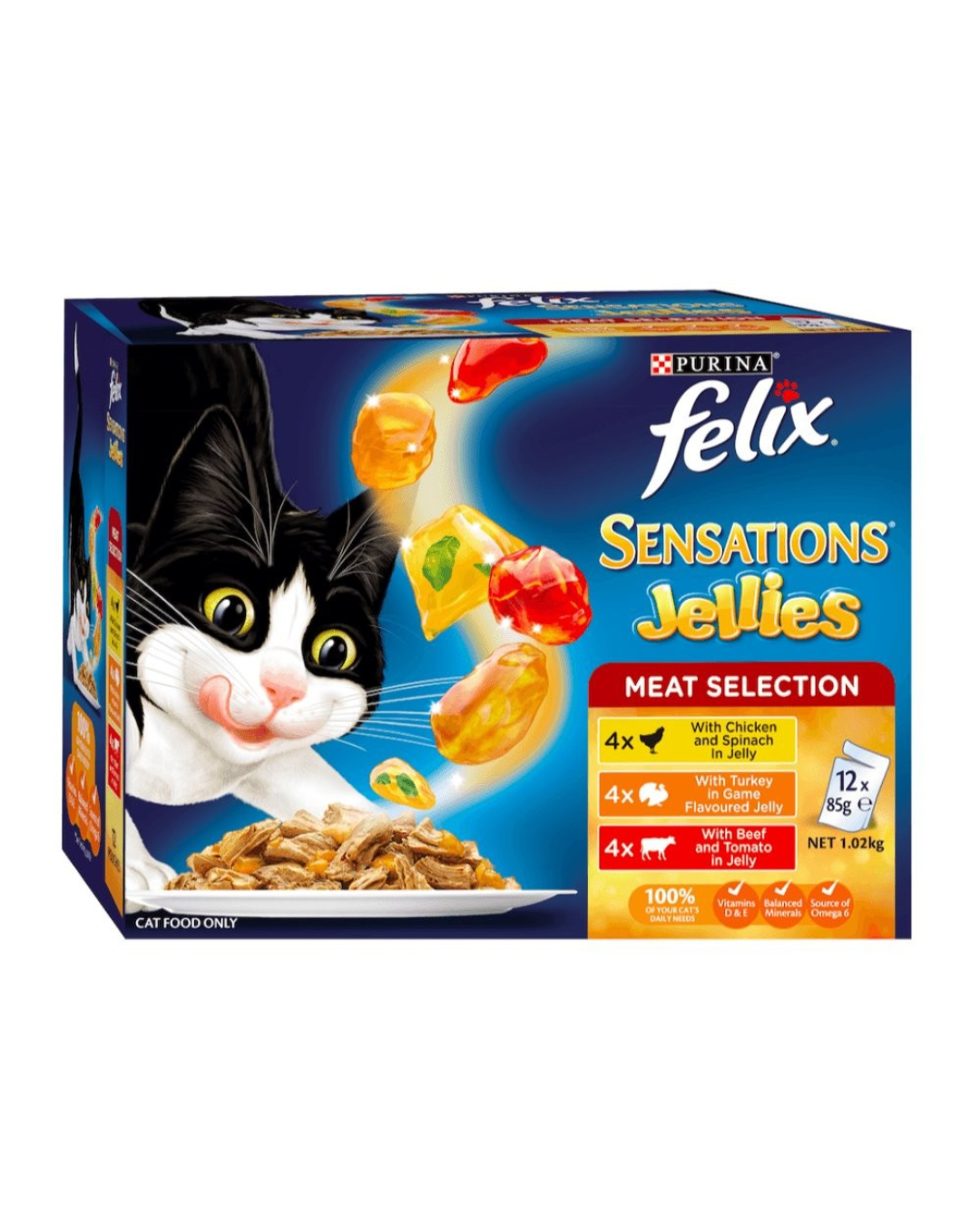 Felix Sensations Meaty Selections 12 x 85g