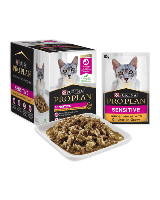 Pro Plan Cat Sensitive Wet Cat Food Pouches
