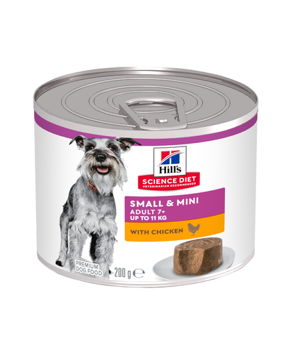 Hill's Science Diet Adult 7+ Senior Small & Mini with Chicken Canned Dog Food
