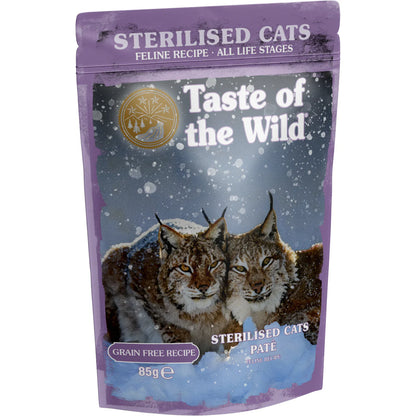 Taste of the Wild All Life Stages Indoor/Sterilised Cat Chicken Pate Pouch
