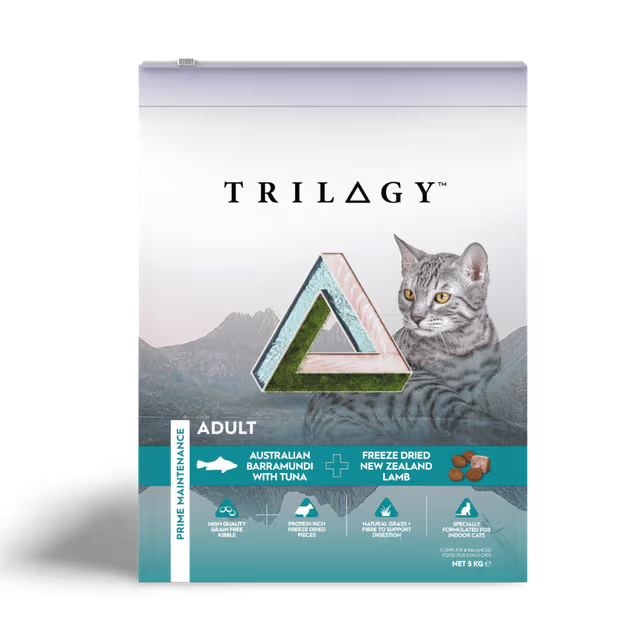 Trilogy Adult Australian Barramundi with Pacific Island Tuna + Freeze Dried New Zealand Lamb Dry Cat Food