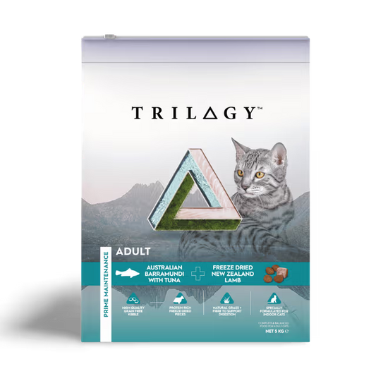 Trilogy Adult Australian Barramundi with Pacific Island Tuna + Freeze Dried New Zealand Lamb Dry Cat Food