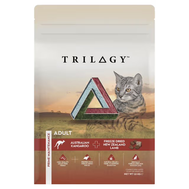 Trilogy Adult Australian Kangaroo + Freeze Dried New Zealand Lamb Dry Cat Food
