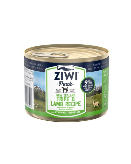 ZIWI Peak Tripe & Lamb Dog Food Cans 170g