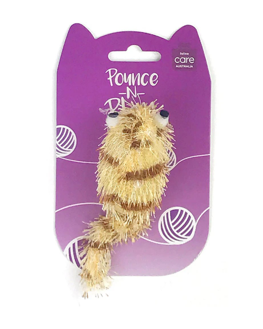 Cattitude Feline Care Worm Vibrate Brown